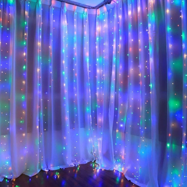 Multi color deals led curtain lights