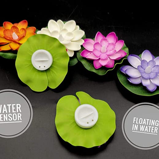 LED Lotus Floating Flower | Water Sensor