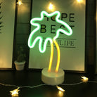 Neon Sign Table Lamp | Battery & USB Operated | Palm Tree