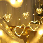 Heart Curtain Lights | Warm White LED - Chronos