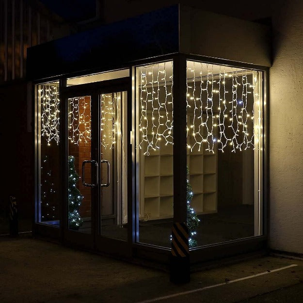 Icicle Curtain Lights | Warm White | Chronos