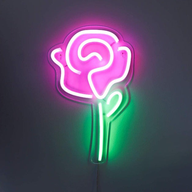 Neon Sign Light | Wall Hanging | Rose