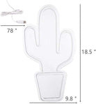 Neon Sign Light | Wall Hanging | Cactus