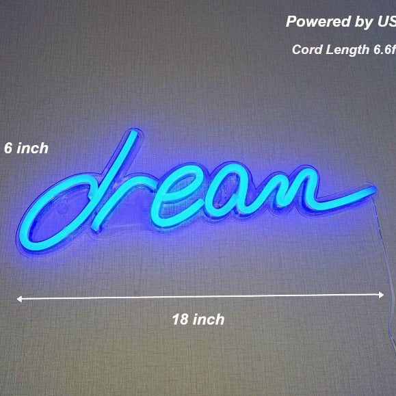 Neon Sign Light | Wall Hanging | Dream