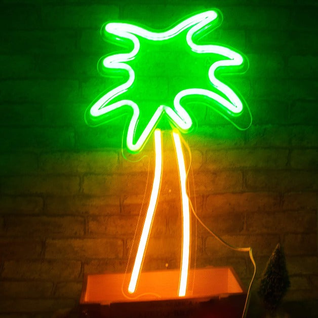 Neon Sign Light | Wall Hanging | Palm Tree