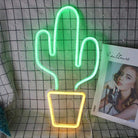 Neon Sign Light | Wall Hanging | Cactus