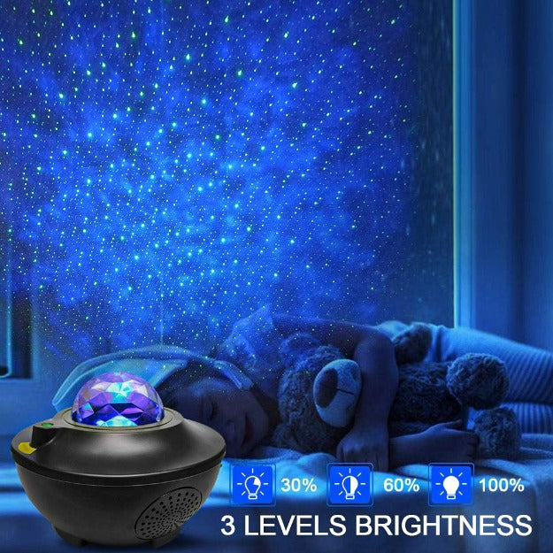 Star & Galaxy Projector Lamp with Bluetooth Speaker Chronos