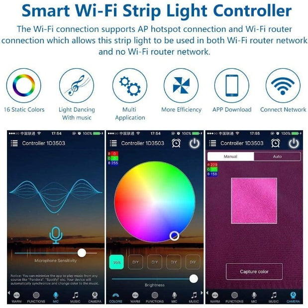 Mini WiFi Controller for strip lights | chronos
