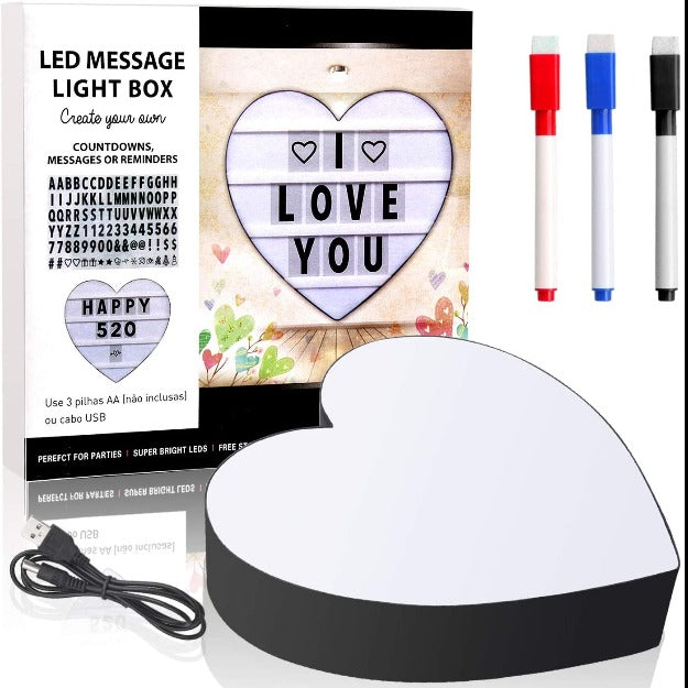 Scribble Light Box | Heart Chronos