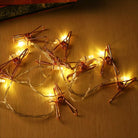 Rose Gold Photo Clips Lights - Warm White LED Chronos