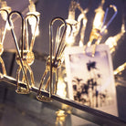 Gold Photo Clips Lights - Warm White LED Chronos
