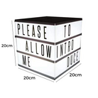 Cinematic Light Box | 4 Sided