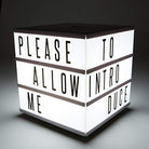 Cinematic Light Box - 4 sided