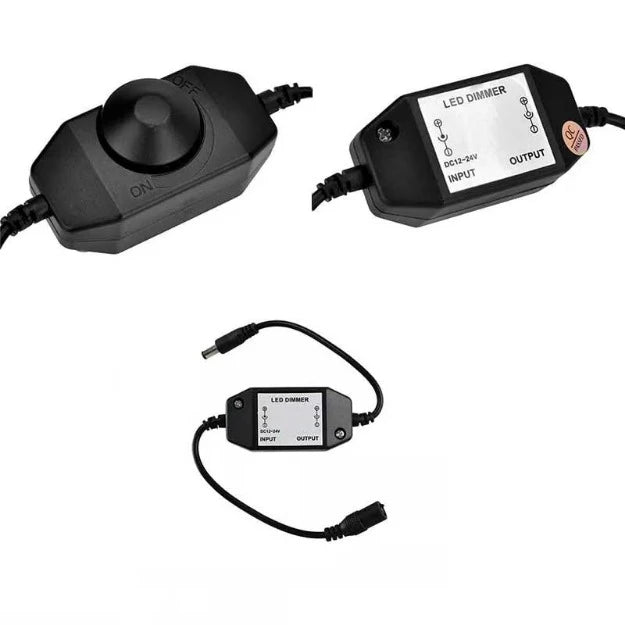 BLACK DIMMER BRIGHTNESS ADJUSTING CONTROLLER  Chronos Lights