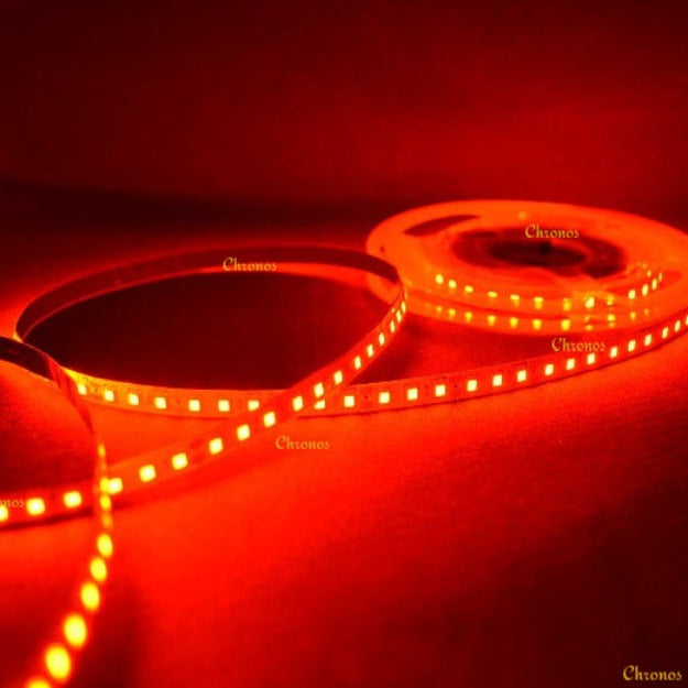 LED Strip Light 2835 SMD LED 120 LED Per Meter Red | Chronos lights