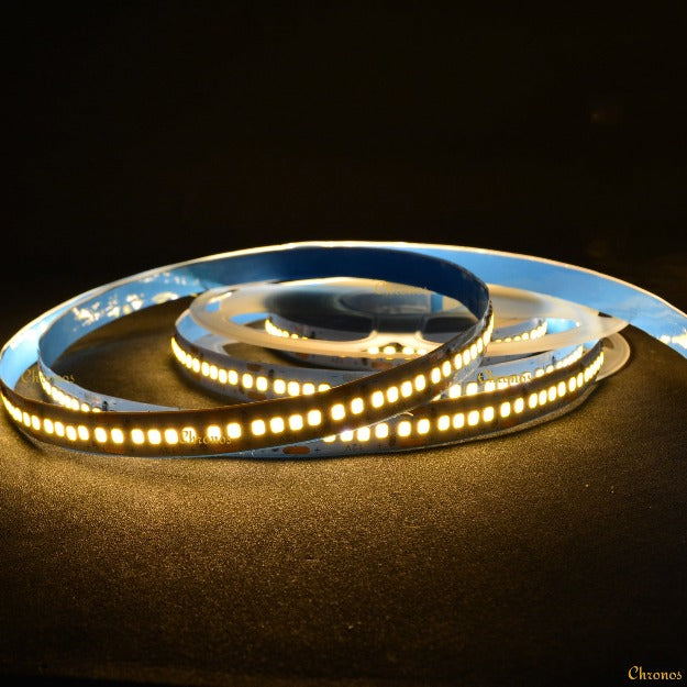 LED Strip Light 2835 SMD LED 240 LED Per Meter Warm White | Chronos lights