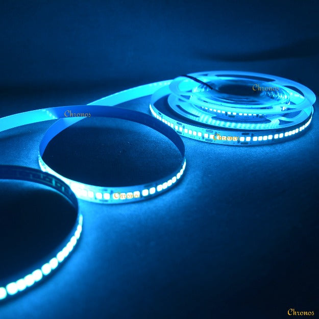 LED Strip Light 2835 SMD LED 240 LED Per Meter Ice Blue | Chronos lights