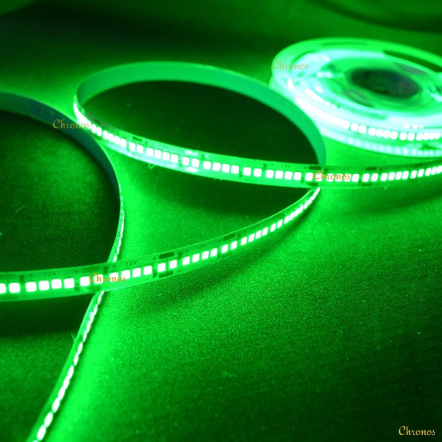LED Strip Light 2835 SMD LED 240 LED Per Meter Green | Chronos lights