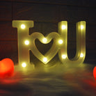 I love you Marquee Alphabet Lights | Chronos Lights