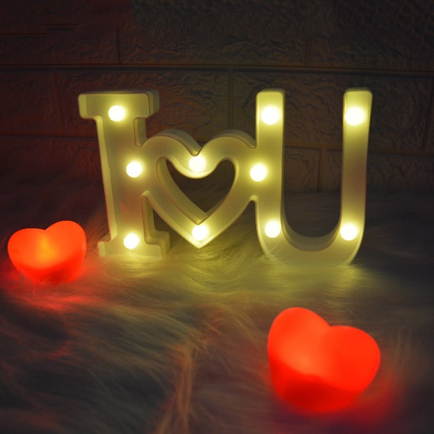 I love you Marquee Alphabet Lights | Chronos Lights