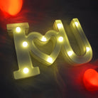 I love you Marquee Alphabet Lights | Chronos Lights