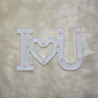 I love you Marquee Alphabet Lights | Chronos Lights