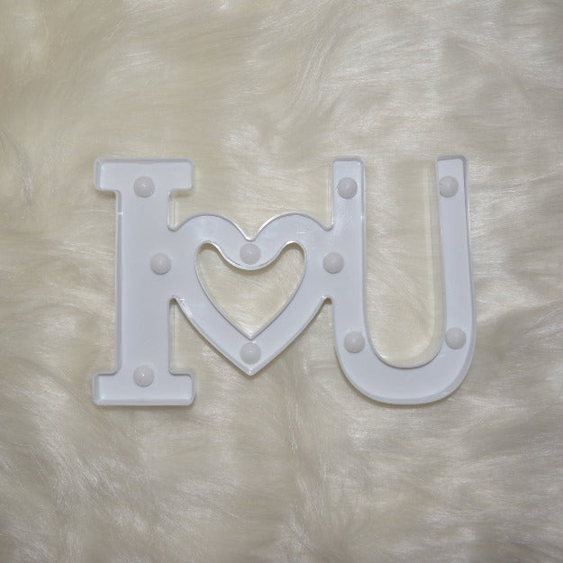 I love you Marquee Alphabet Lights | Chronos Lights