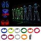 Neon Electroluminescent EL Wire Lights | 2AA Battery Operated - Chronos