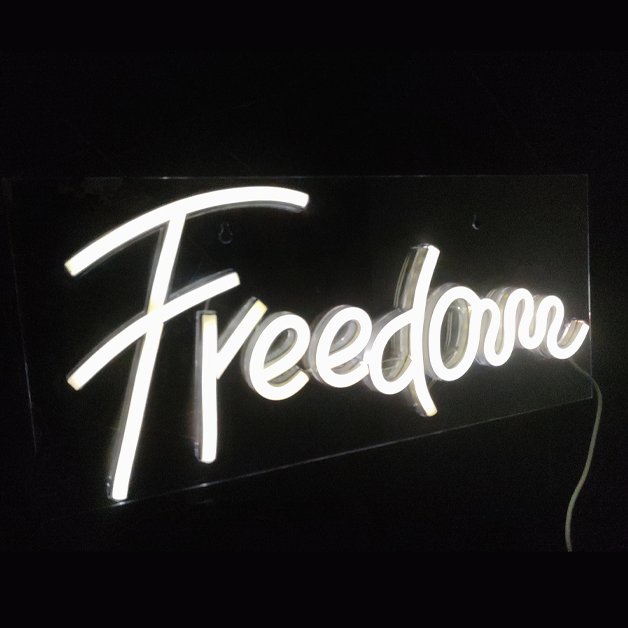 Neon Sign Light | Wall Hanging | Freedom