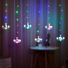 Mini Chandelier Curtain Lights Multi Color Led | Chronos
