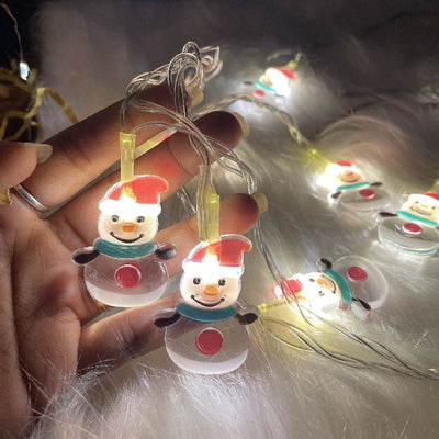 Snowman String Lights | Warm White