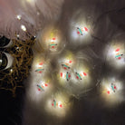 Snowman led string lights warm white - Chronos