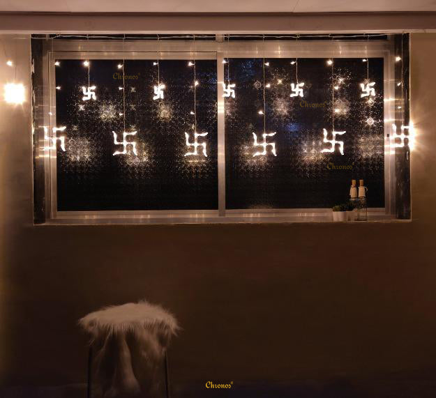 Swastik Curtain Lights | WW | Chronos