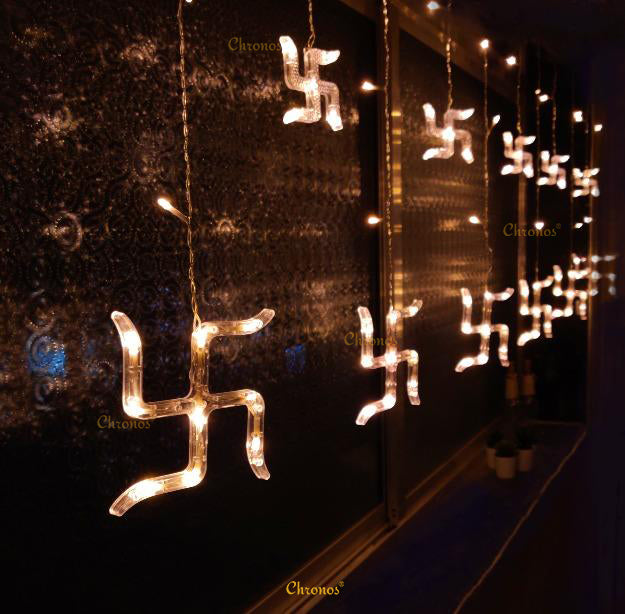 Swastik Curtain Lights | WW | Chronos