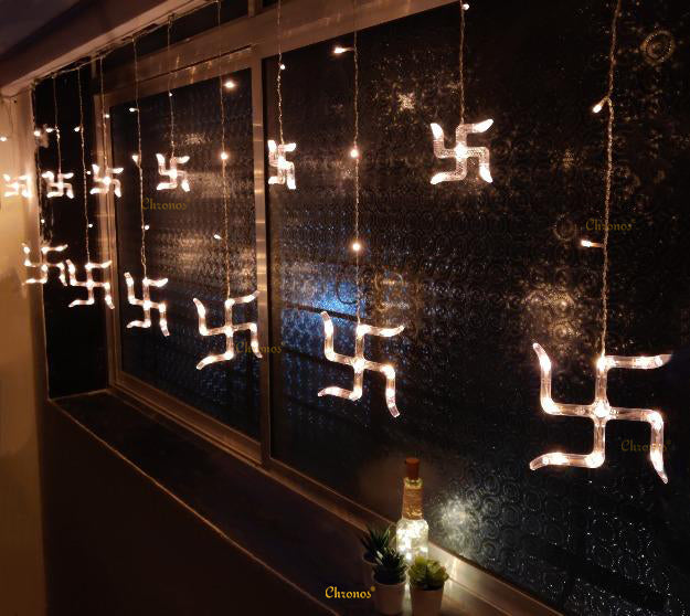 Swastik Curtain Lights | WW | Chronos