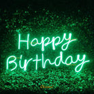 MINI HAPPY BIRTHDAY PP GREEN NEON SIGN LIGHT CHRONOS