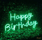 MINI HAPPY BIRTHDAY PP GREEN NEON SIGN LIGHT CHRONOS
