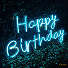 MINI HAPPY BIRTHDAY PP ICE BLUE | NEON SIGN LIGHT CHRONOS