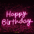 MINI HAPPY BIRTHDAY PP PINK | NEON SIGN LIGHT CHRONOS
