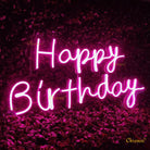 MINI HAPPY BIRTHDAY PP PINK | NEON SIGN LIGHT CHRONOS