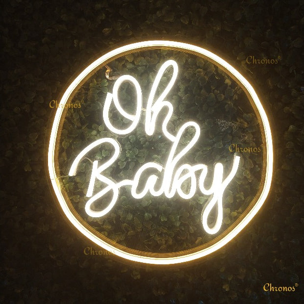 Oh Baby Neon Sign Light | Y-WW | Chronos