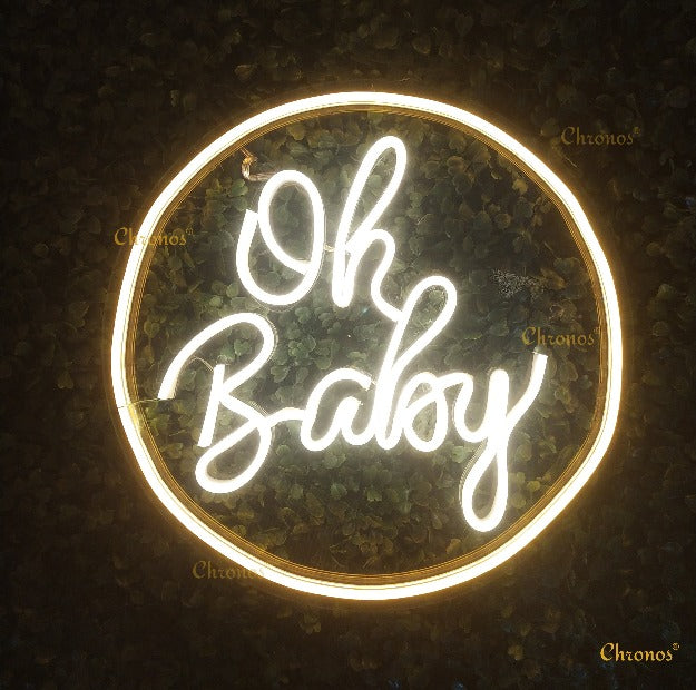 Oh Baby Neon Sign Light | Y-WW | Chronos