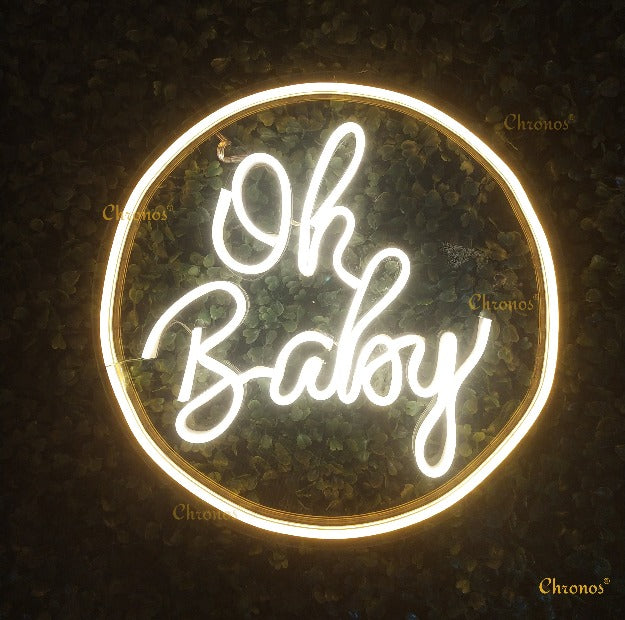 Oh Baby Neon Sign Light | Y-WW | Chronos 