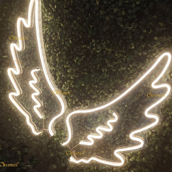 Angel Wings Neon Sign Light | WW | Chronos
