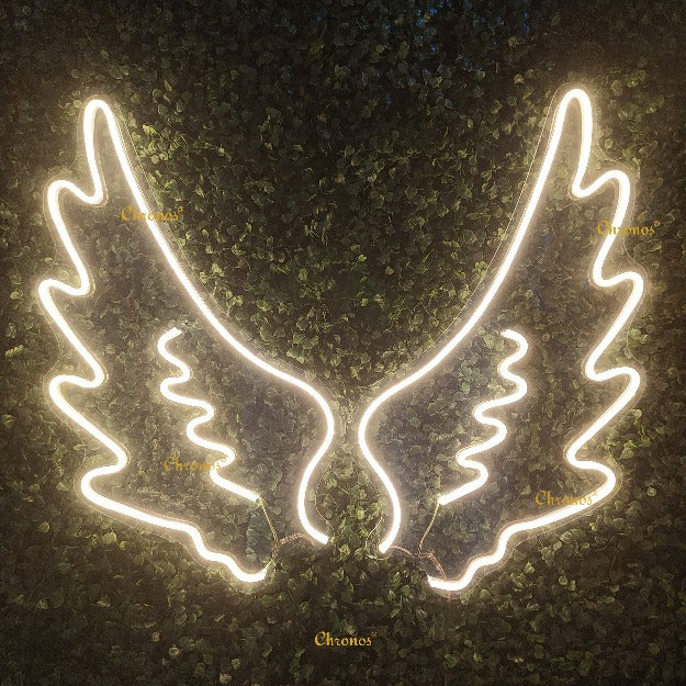 Angel Wings Neon Sign Light | WW | Chronos