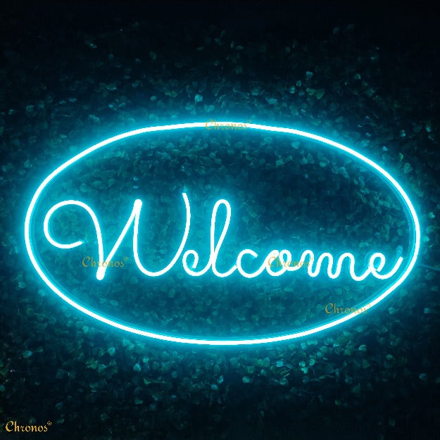 Welcome Neon Sign Light | ICEBLUE | Chronos