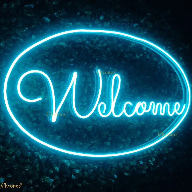 Welcome Neon Sign Light | ICEBLUE | Chronos
