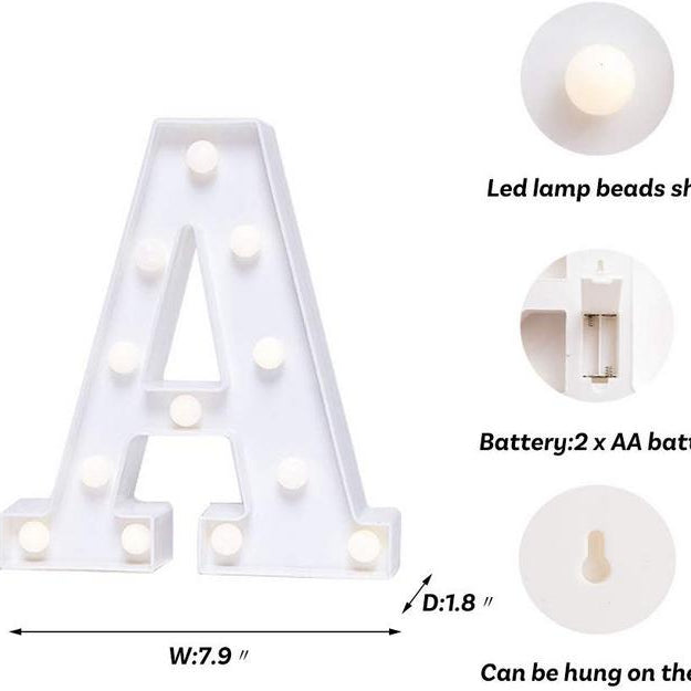 Marquee Letter Sign Lights - Alphabet A - Chronos