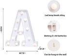 Marquee Letter Sign Lights - Alphabet A - Chronos