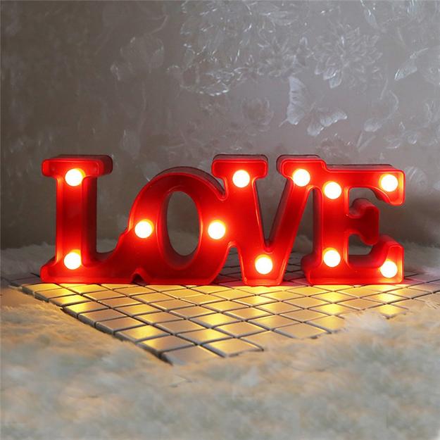 Marquee LED Light - LOVE Word Shape - Chronos